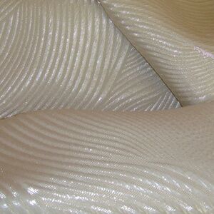 David Tutera Off White Swirl Jacquard Fabric